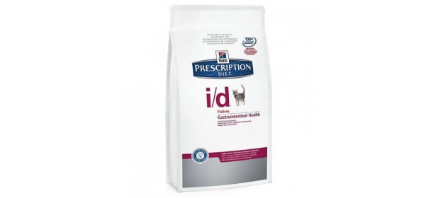 Лечебный сухой корм для кошек Hills Prescription Diet Feline I/D Gastrointestinal Health для лечения и профилактики заболеваний желудочно-кишечного тракта — отзывы