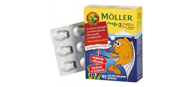 Витамины Moller Omega-3 для детей Pikkukalat — отзывы