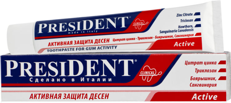 Зубная паста President