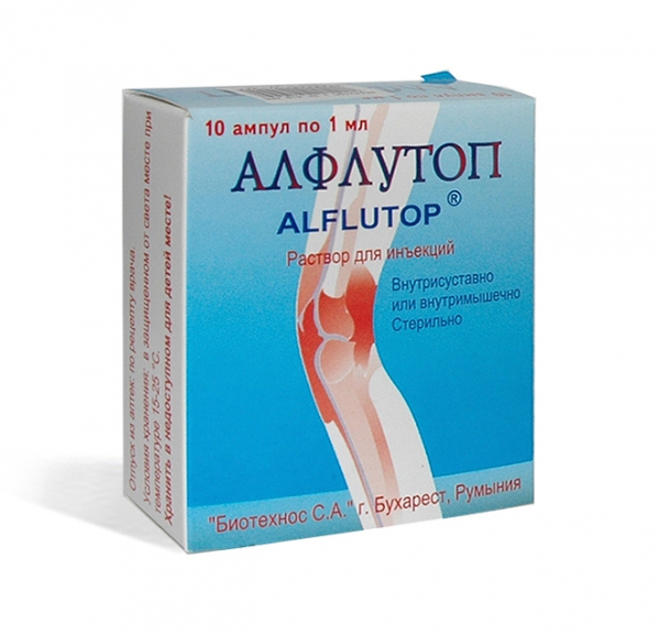 Препарат для суставов Алфлутоп — отзывы