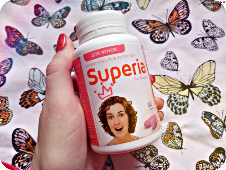 Витаминно-минеральный комплекс Superia Для женщин — отзывы