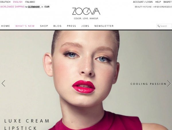 Интернет-магазин ZOEVA. Professional Makeup Brushes and Color Cosmetics — отзывы