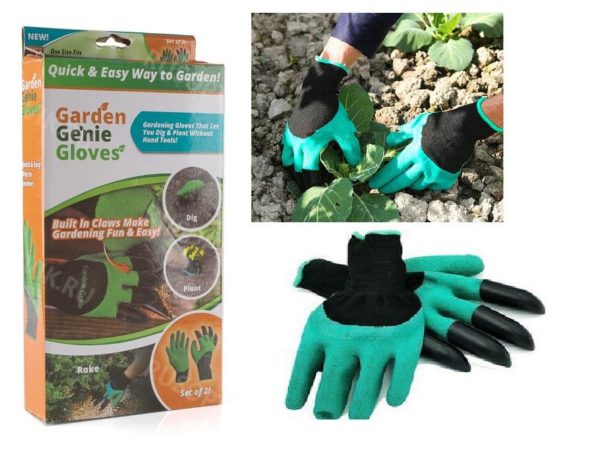Садовые перчатки с когтями Garden Genie gloves — отзывы