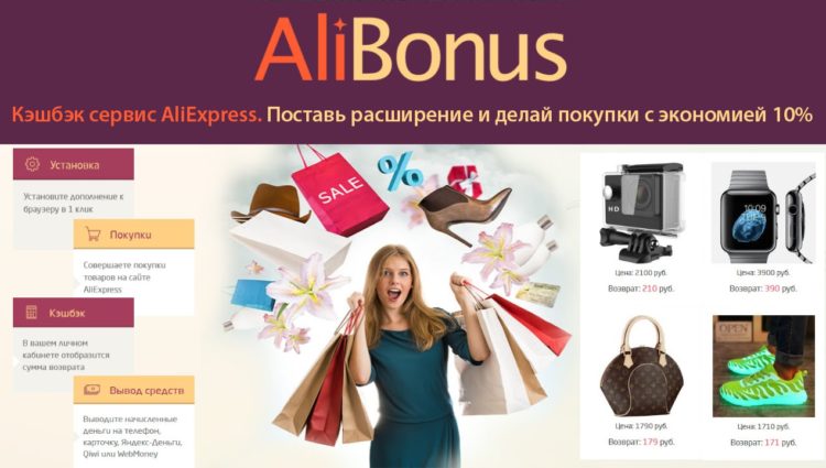 Кэшбэк сервис Alibonus.com
