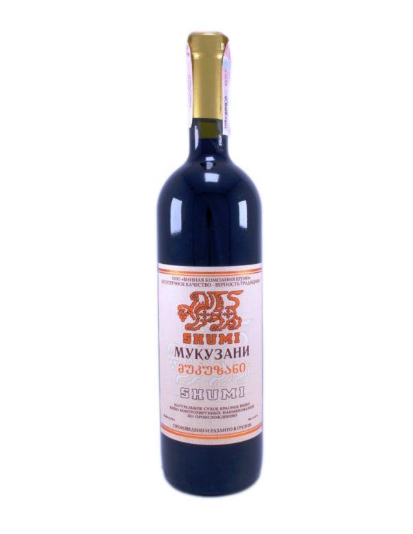 Вино «Мукузани» Красное Сухое
