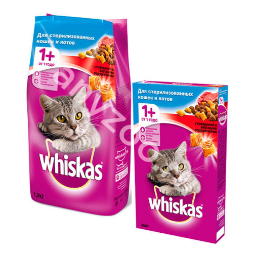 Сухой корм для кошек Whiskas — отзывы