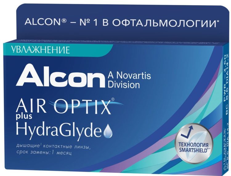 Контактные линзы Alcon Air Optix Hydraglyde — отзывы
