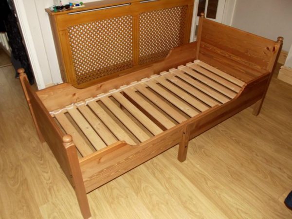 Кровать IKEA ЛЕКСВИК — деревянная — отзывы